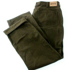 Duluth Trading Jeans Mens Size 40x30 Heavy Brown